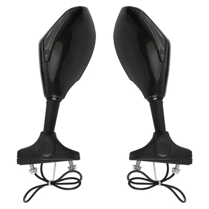 YAMAHA YZF R6 R6S FZ1 FZ6 FAZER FZ8S FJR1300 XJ6 FZR600 Pair LED Mirrors Generic