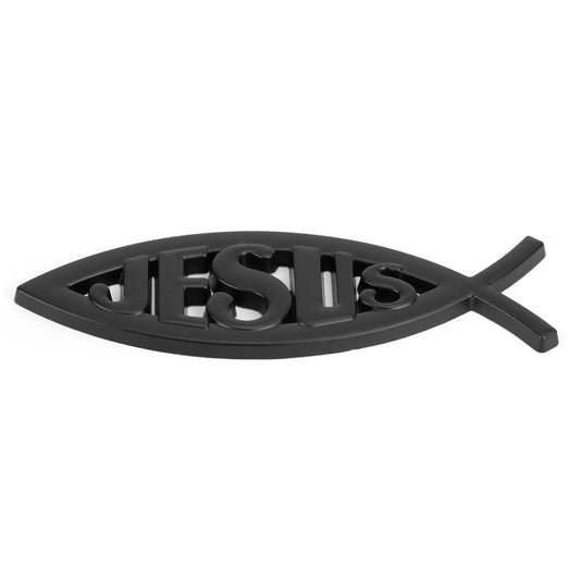 3D Fish Emblem Sticker for Christian Cars (Universal)