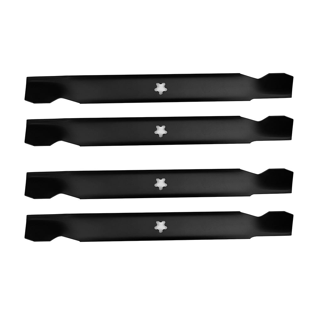 Mower Blades 4x Suitable For 42-Inch Husqvarna / Craftsman / Poulan Mowers 5321388871 / 138971-1