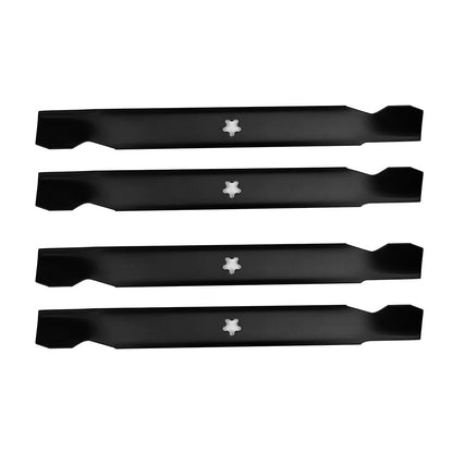 Mower Blades 4x Suitable For 42-Inch Husqvarna / Craftsman / Poulan Mowers 5321388871 / 138971-1