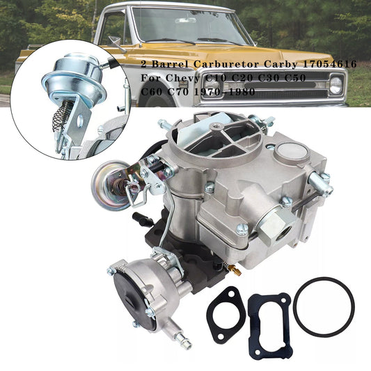 2 Barrel Carburetor Carby 17054616 For Chevy C10 C20 C30 C50 C60 C70 1970-1980