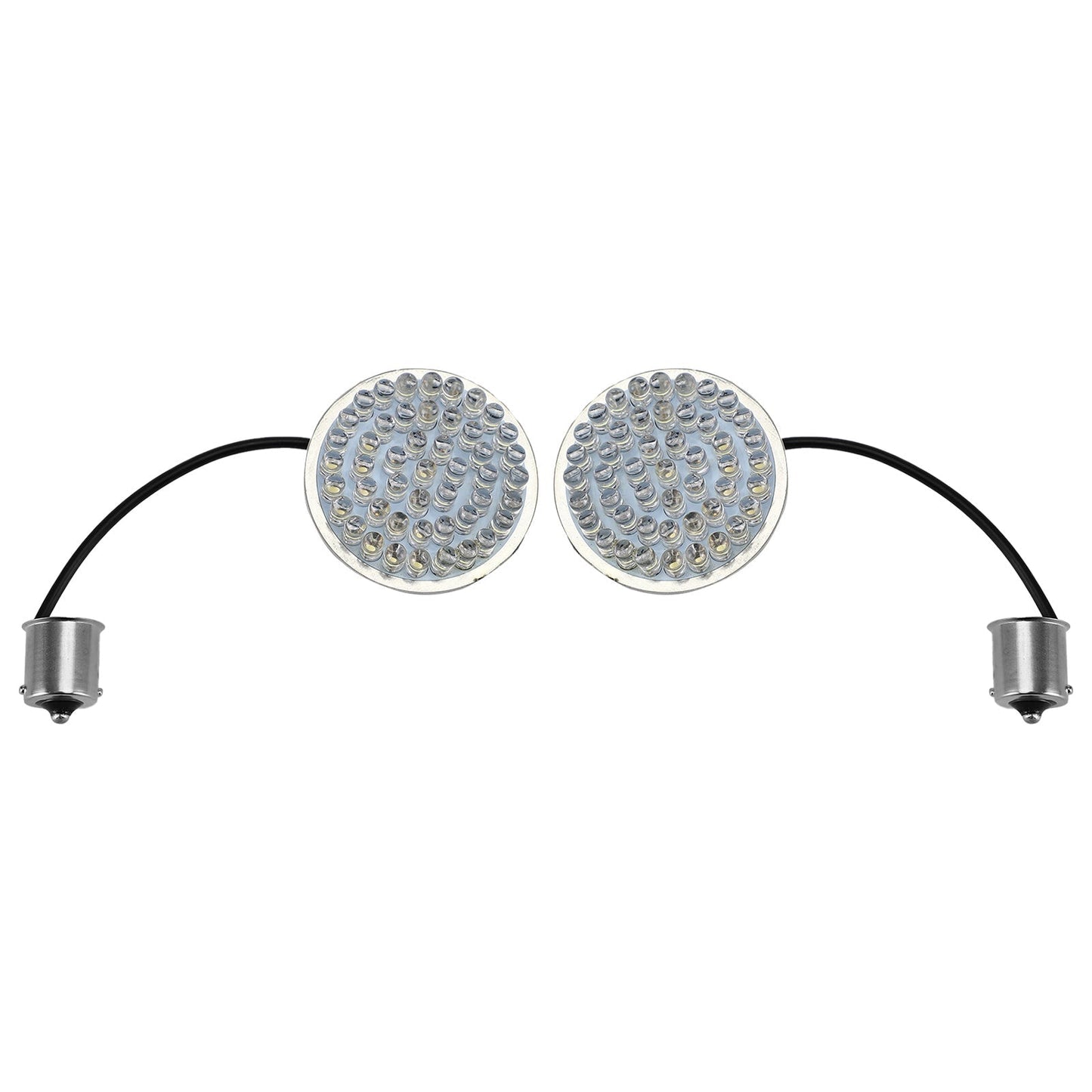 1156 Rear LED Turn Signal Insert Lights for Dyna Touring Street Road Glide 883 Generic