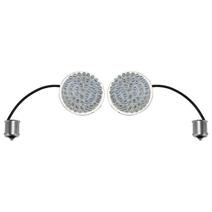 1156 Rear LED Turn Signal Insert Lights for Dyna Touring Street Road Glide 883 Generic