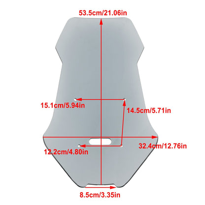 Honda ADV150/ADV160 2019-2023 ABS Motorcycle Windshield WindScreen