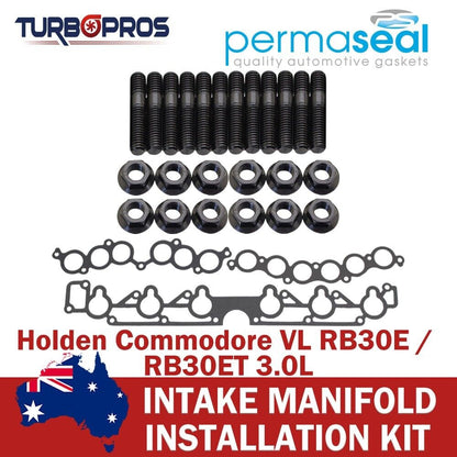 Permaseal Intake Manifold Installation Studs&Gasket for Holden Commodore VL 3.0L