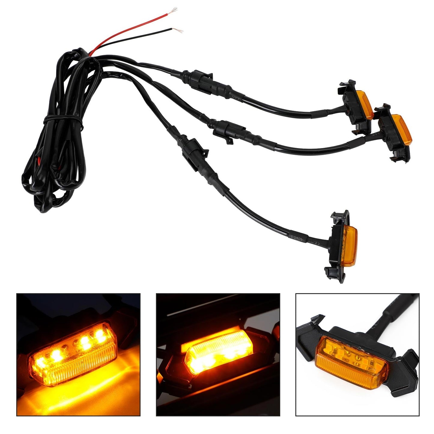 3PCS LED Grille Lights for Toyota Tacoma TRD PRO (2001-2011, 2016-2023)