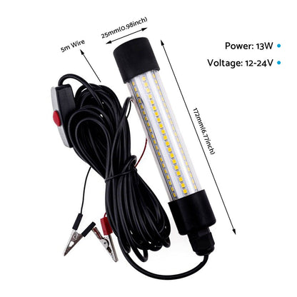 12V LED Underwater Fishing Light Stick Suitable For Squid, Fish & Prawn Lure Lighting-3