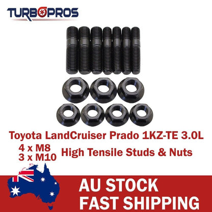High Tensile Turbo Charger Stud Kit for Toyota Landcruiser Prado 1KZ-TE 3.0L