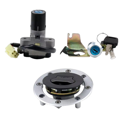 Ignition Switch, Fuel & Gas Cap Lock Key Set Suitable For Suzuki GS500 2001-2012-4