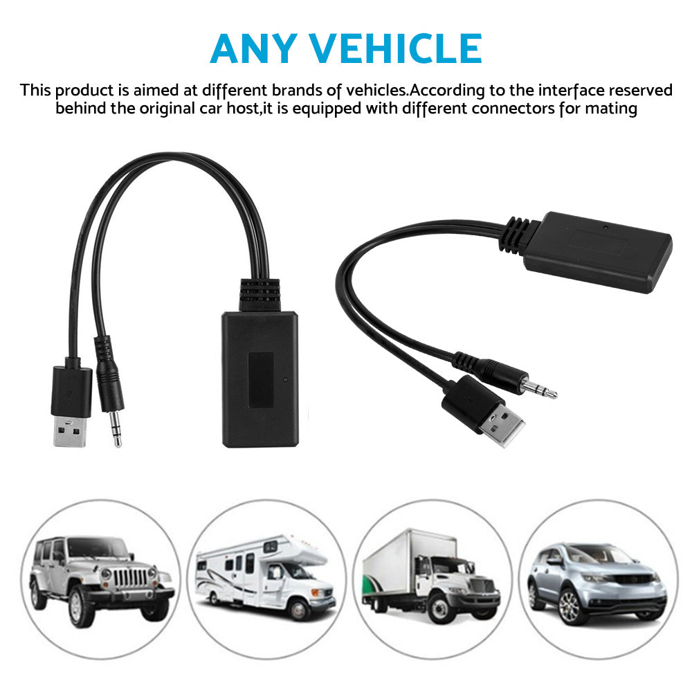 Bluetooth AUX Cable Adapter Suitable For BMW E90 / E91 / E92 2005-2013-4