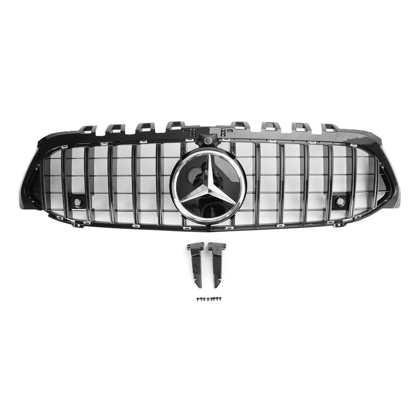 GT Style Front Bumper Grille Black for Mercedes Benz A-Class W177 (2019-2023)