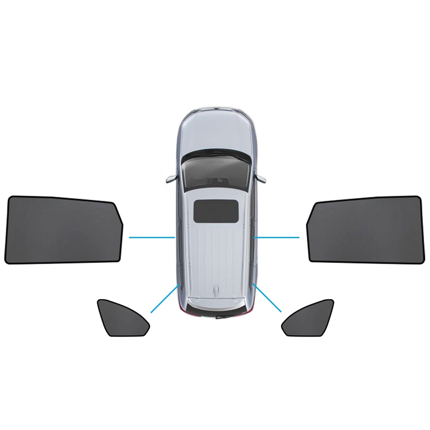 Car Magnetic Mesh Sun Blind Shade Suitable For Holden Captiva CG 2006-2017-3
