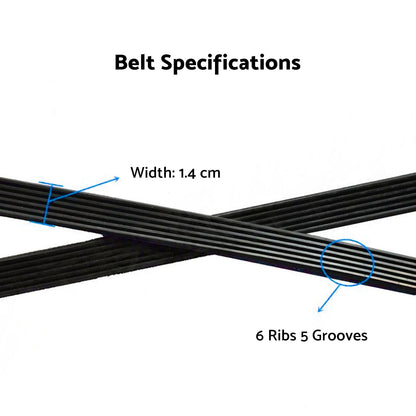 Washing Machine Drive Belt Suitable for Haier HWF85AN1 HWF90AN1 HWF95AN1 6EPJ-4