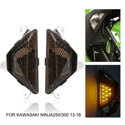 Kawasaki NINJA 250 300 2013-2016 Motorcycle LED Front Turn Signal Light Lamp