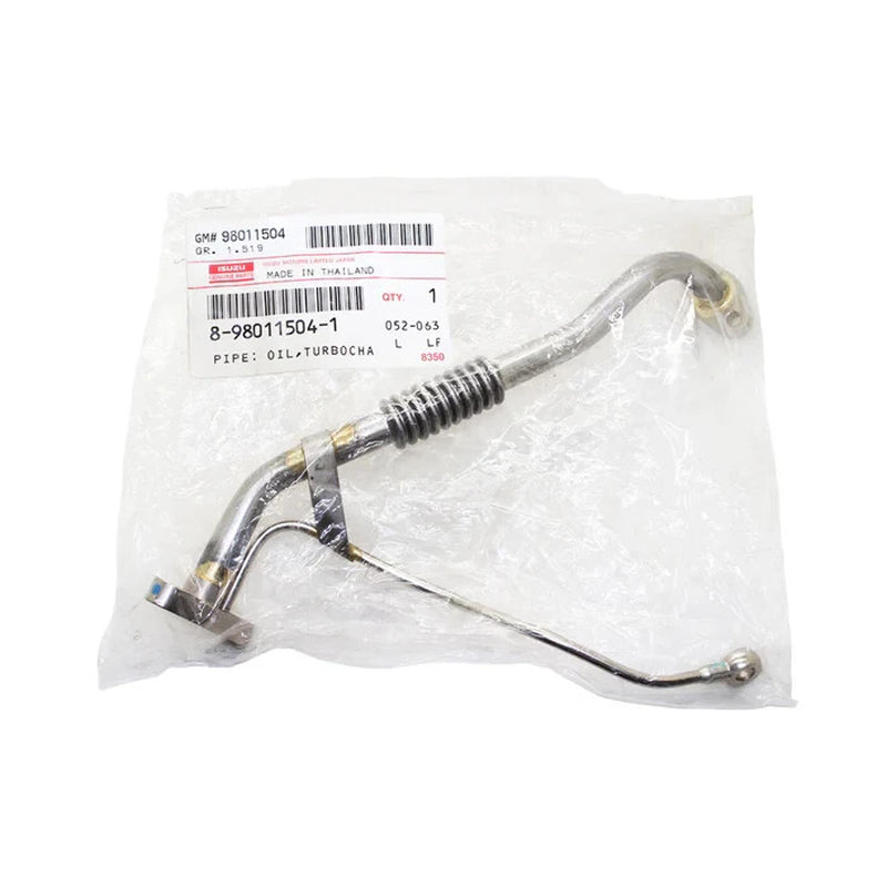 Genuine Turbo Oil Feed&Return Pipe+Gasket for Isuzu D-Max 4JJ1 3.0L 2007-2010