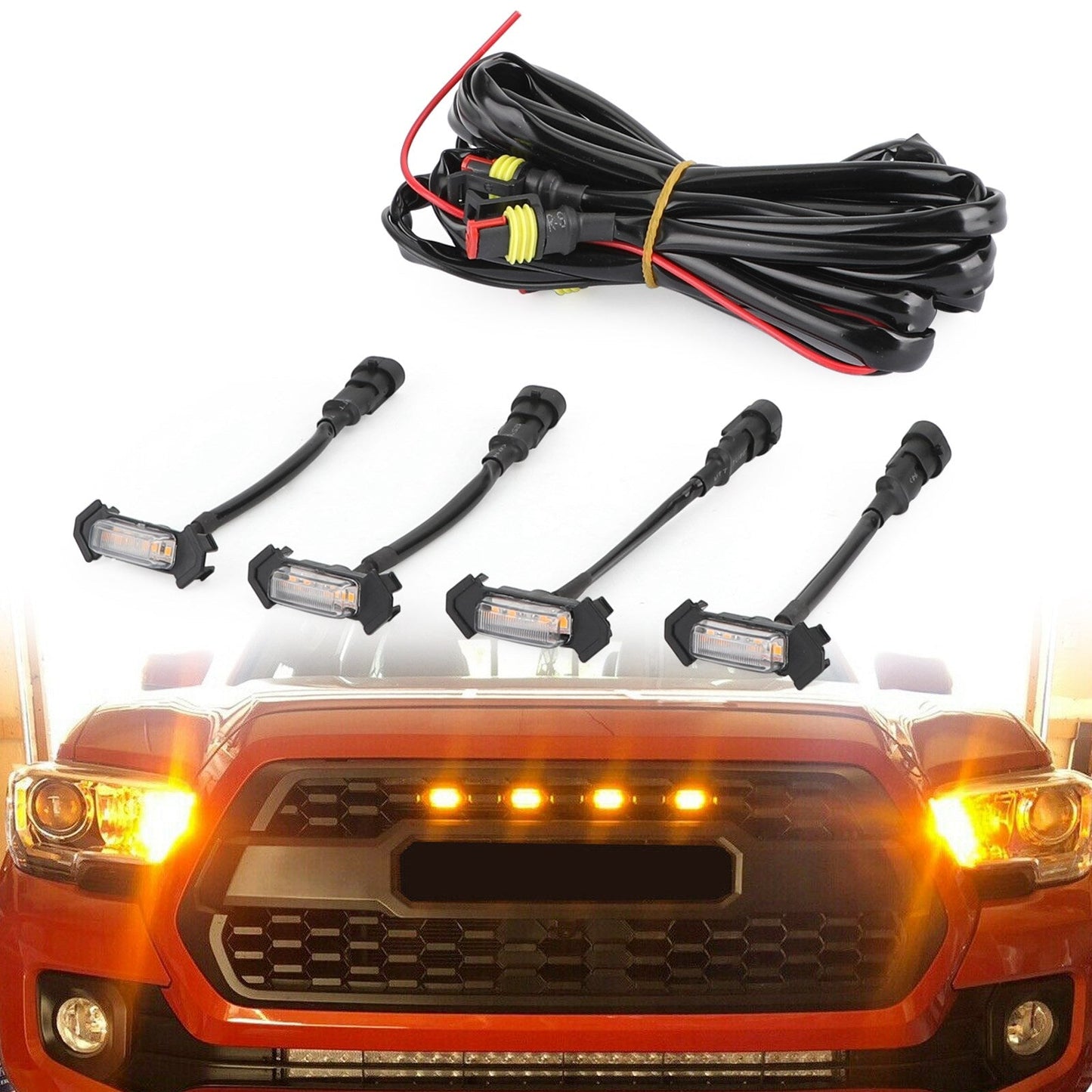 LED Lights Set for Front Bumper Grille Toyota Tacoma (2016-2020)