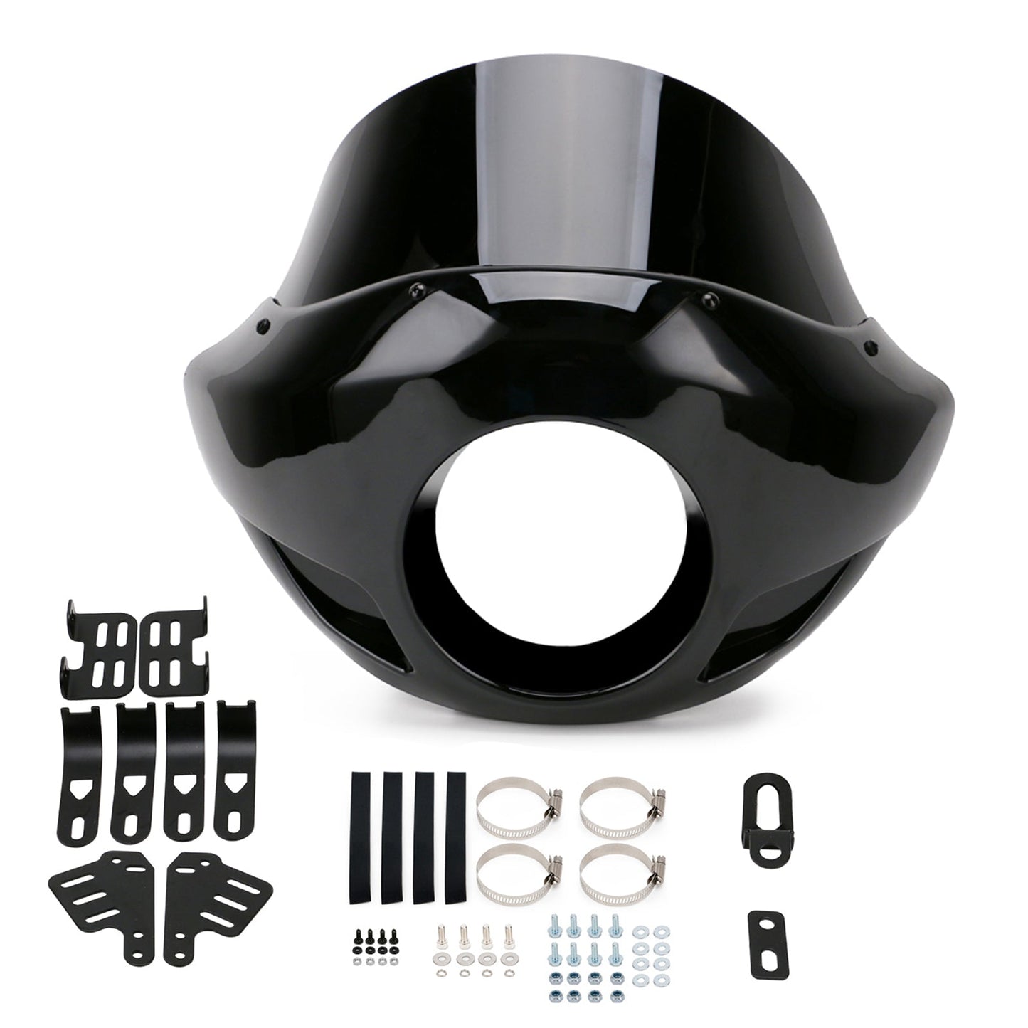 35mm-49mm Forks 5.75" Headlights Sportster Windshield Headlight Fairing