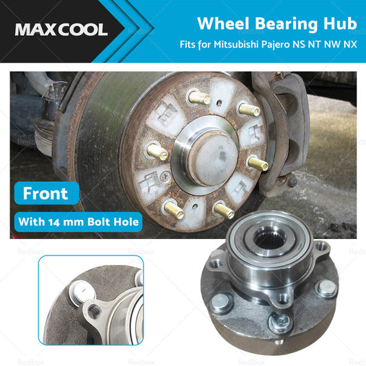 Front Wheel Bearing Hub 14mm for Mitsubishi Pajero NS NT NW NX 2006-2018