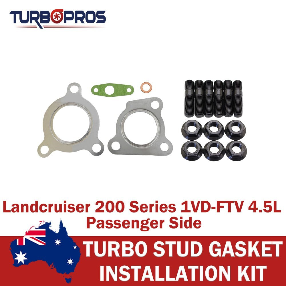 Turbo Installation Stud&Gasket Kit for Toyota Landcruiser 200 Series 1VD 4.5 LHS