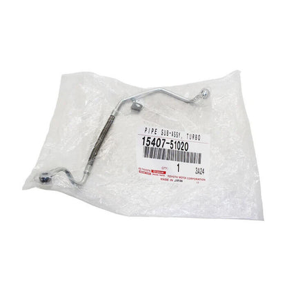 Genuine Turbo Oil Feed Pipe+Gaskets for Toyota Landcruiser 200 Series 4.5L RHS