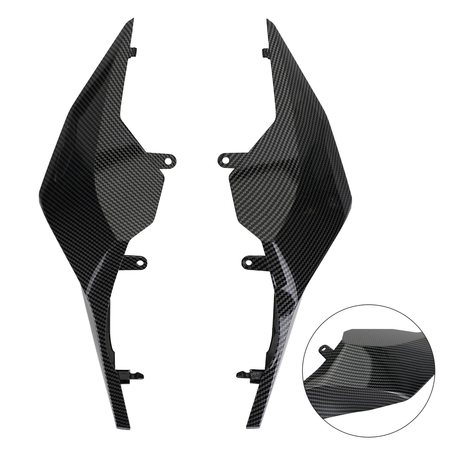 Rear Tail Side Seat Panel Trim Fairing Cowl Cover for Honda CB650R/CBR650R 2019-2023 Generic