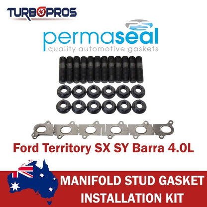 Permaseal Exhaust Manifold Installation Stud&Gasket Kit for Ford Territory Barra
