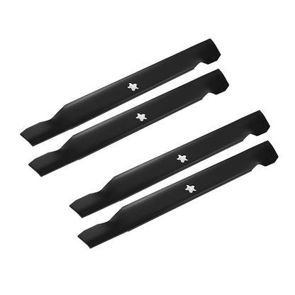 Mower Blades 4x Suitable For 42-Inch Husqvarna / Craftsman / Poulan Mowers 5321388871 / 138971-4
