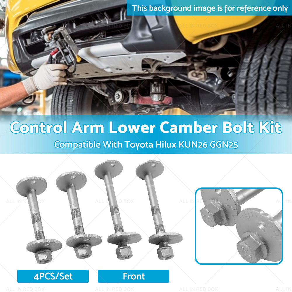 Front Control Arm Camber Bolt Kit for Toyota Hilux KUN26 GGN25 2005-2015