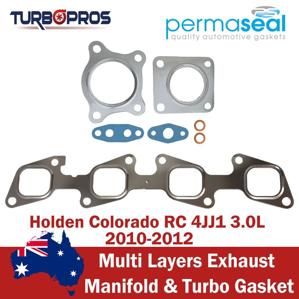 Permaseal Exhaust Manifold&Turbo Gasket Kit for Holden Colorado RC 4JJ1 3.0L