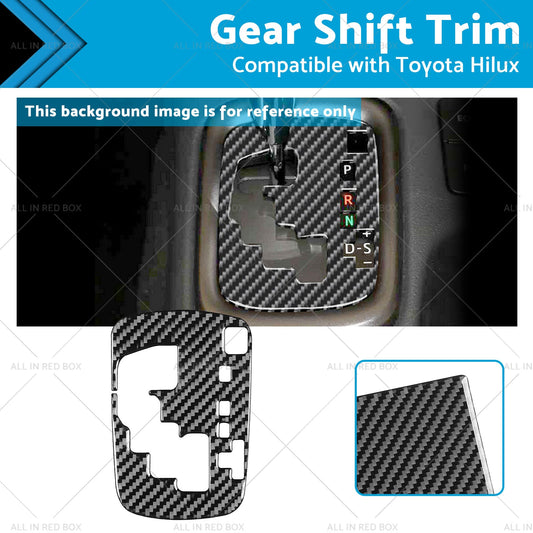 Carbon Fiber Gear Shift Trim for Toyota Hilux Revo RHD 2015-2023