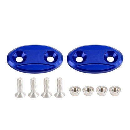 ALU mirror delete blanking block off plates fits Kawasaki ZX-6R ZX6R 2003-2004