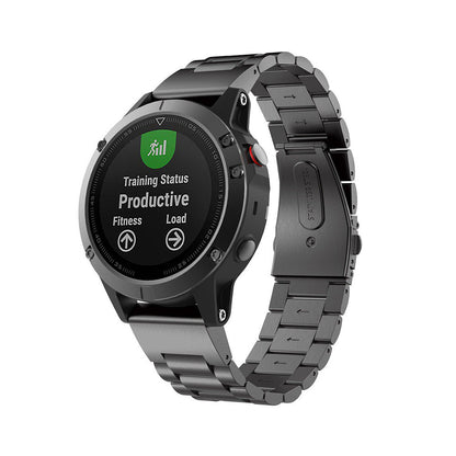 Stainless Steel Strap Quick Fit Watch Band Suitable For Garmin Fenix 5 6 22mm-0
