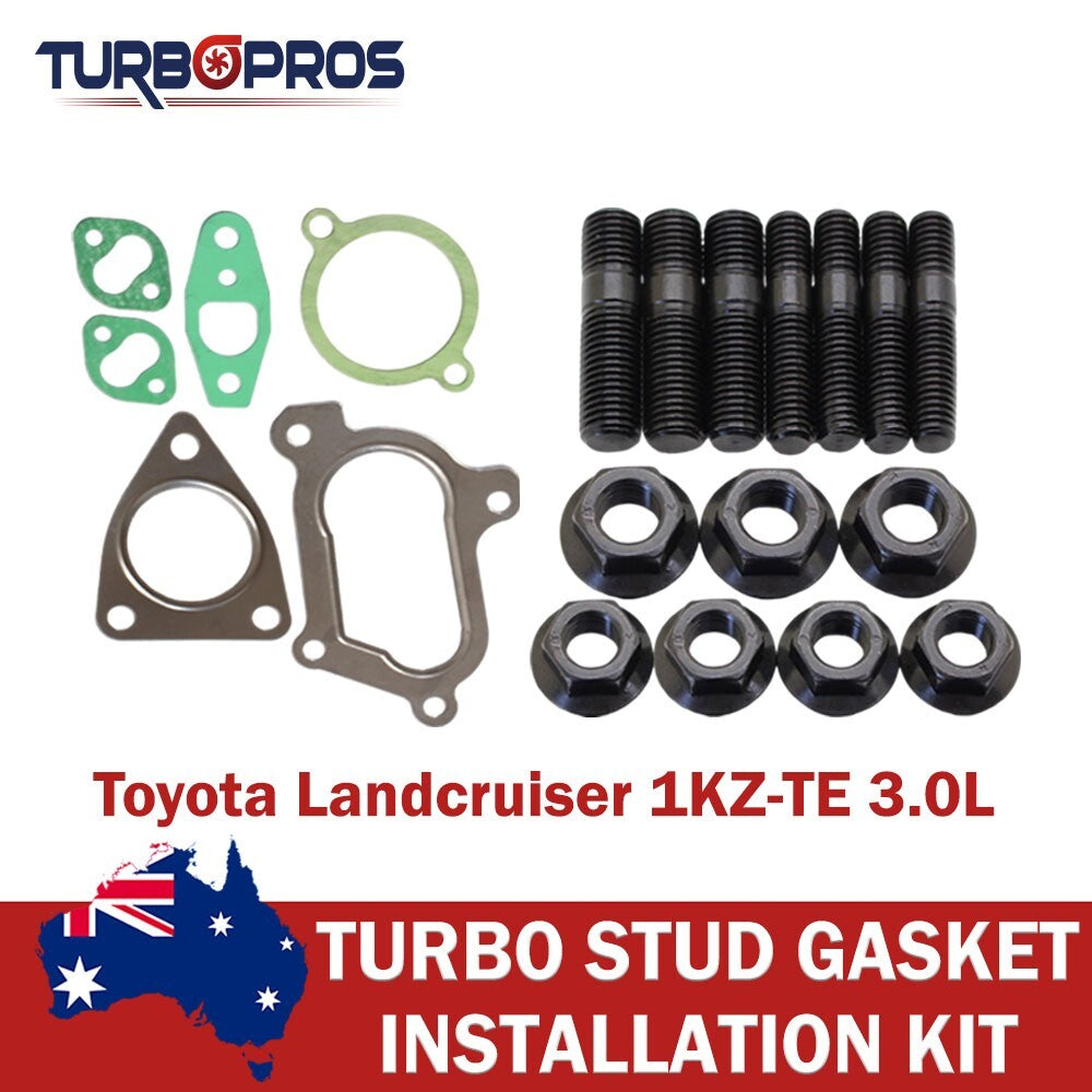 Turbo Installation Stud & Gasket Kit for Toyota Landcruiser 1KZ-TE 3.0L