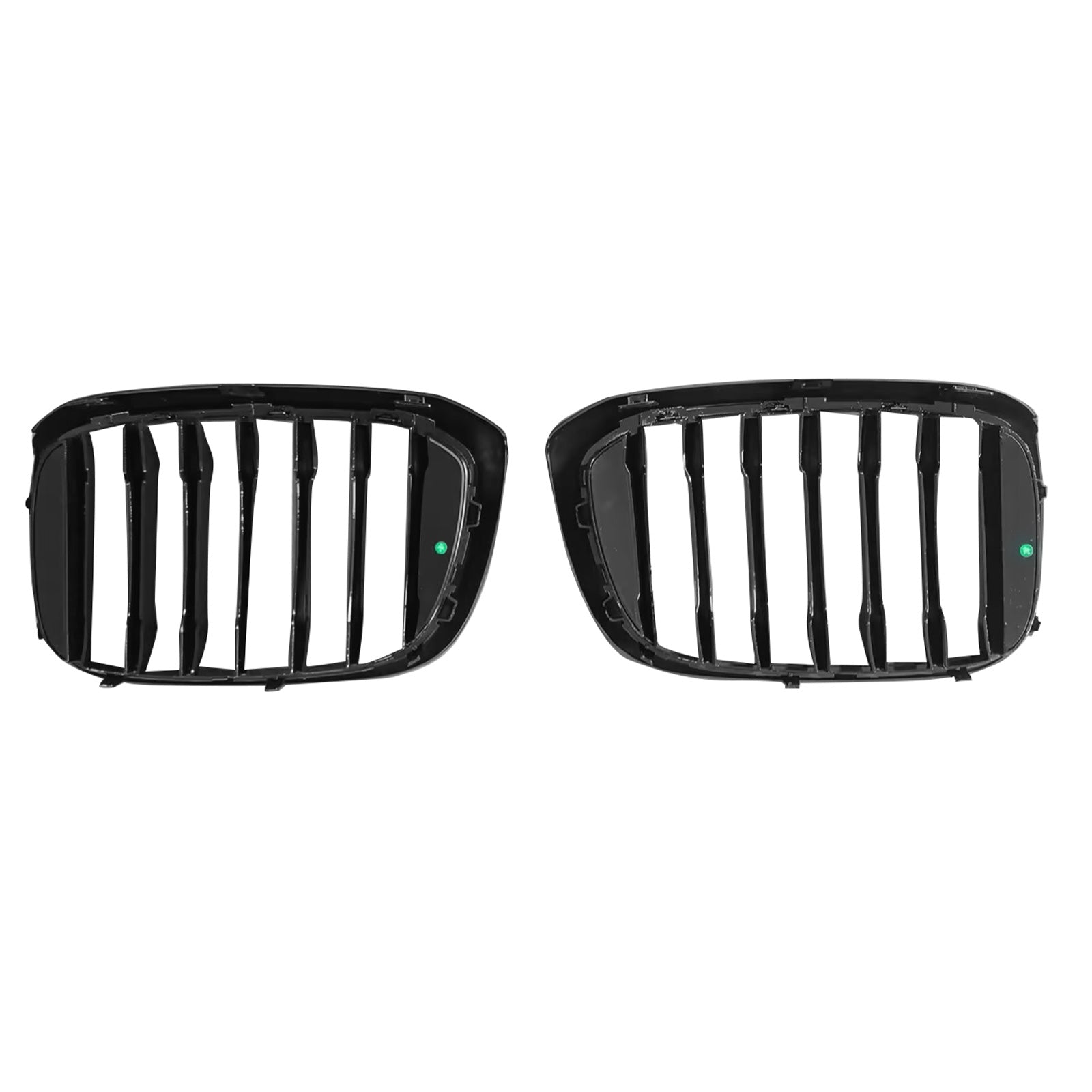 Front Bumper Grill Grille Suitable For BMW X3 G01 X4 G02 2018-2021 Gloss Black-3