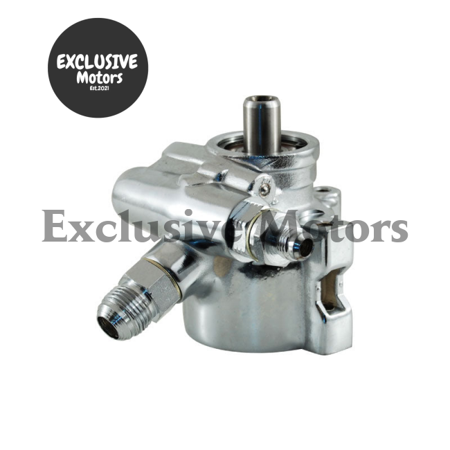 Chrome Power Steering Pump for GM Saginaw Type 2 (Universal)