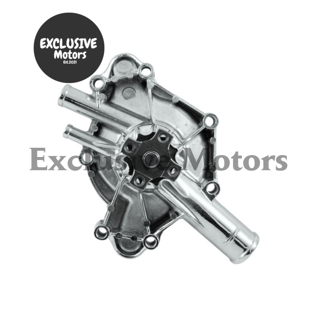 Small Block Water Pump Chrome Aluminum for Chrysler/Dodge/Mopar 318/340/360 (1967-2003)