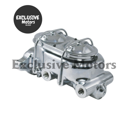 1" Chrome Brake Master Cylinder for GM Chevy Holden