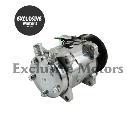 Sanden 508 A/C Compressor Polished for
