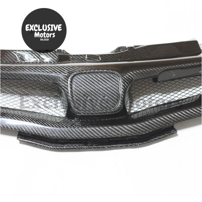 Carbon Fiber Front Grille For Honda Civic Fn Fk Fn2 Type R (2006-2012)