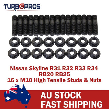 High Tensile Exhaust Manifold&Turbo Stud Kit for Nissan Skyline R31 RB20DET 2.0L