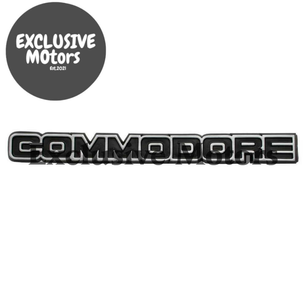 COMMODORE BOOT BADGE for VK VL - HOLDCOM AUTO PARTS
