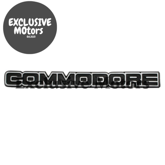 COMMODORE BOOT BADGE for VK VL - HOLDCOM AUTO PARTS
