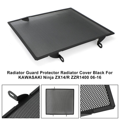 2006-2016 Kawasaki Ninja Zx14/R Zzr1400 Radiator Guard Cover Radiator Protector
