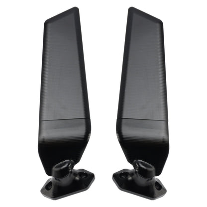 CNC ALU Rearview Winglet Mirrors For Kawasaki ZX636 ZX-6R ZX6R ZX-4RR 2013-2024