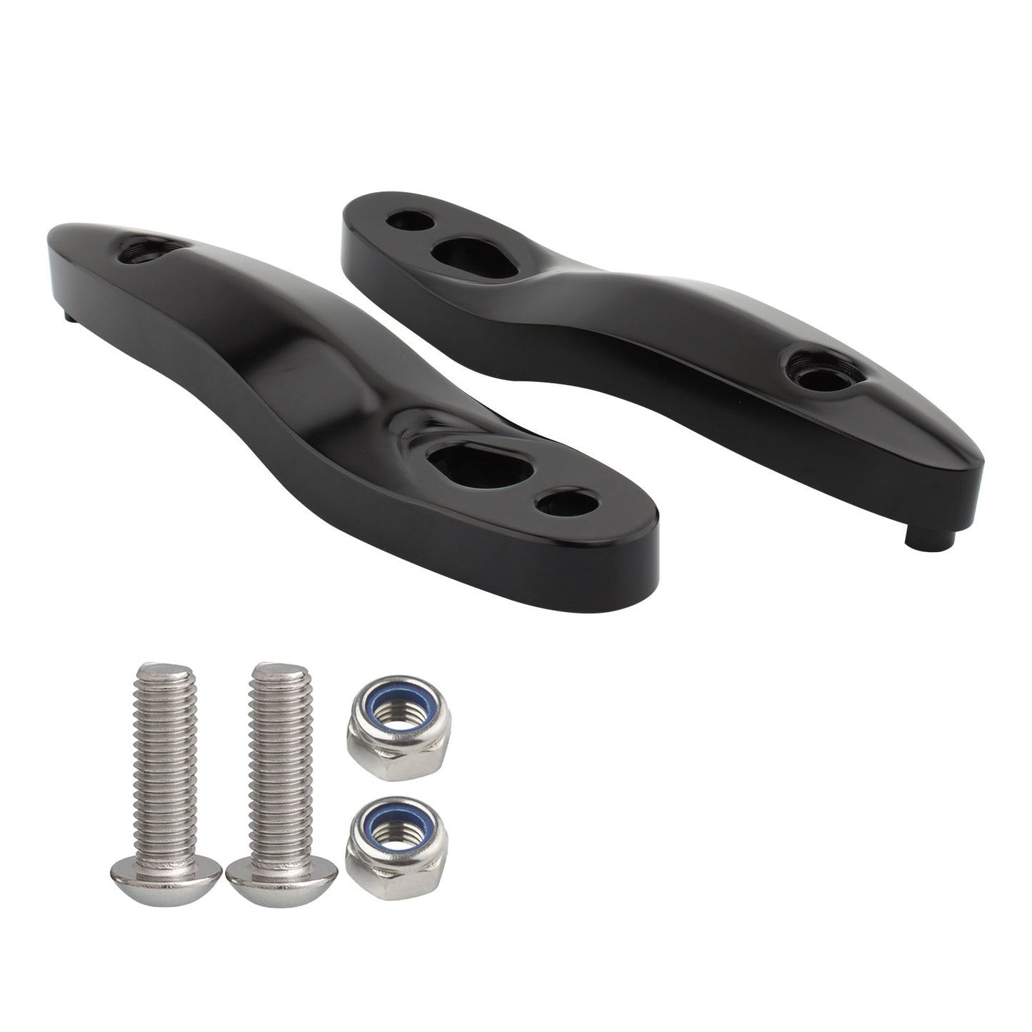 Turn Signal Extension Bracket License Plate Relocation Kit Fit for Softail 00-23 Generic