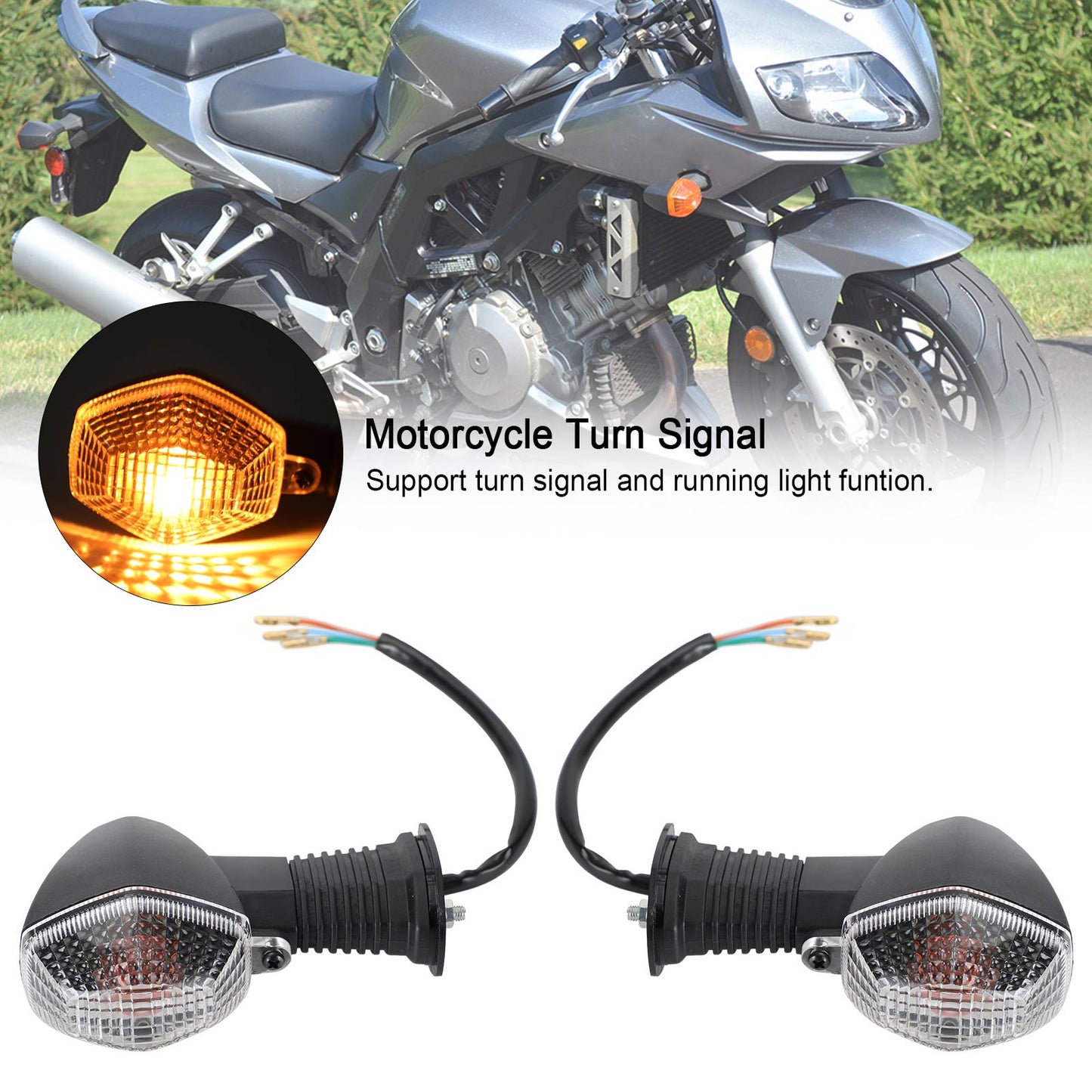 Turn Signal Blinker Indicator Lights for Suzuki DL650 DL1000 V-Strom DL Generic