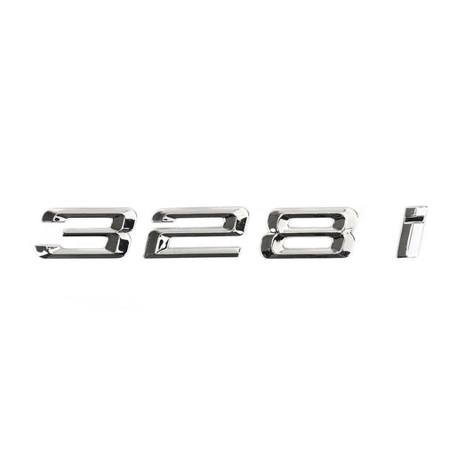 328i Rear Trunk Emblem for BMW 328i (2007-2013) Chrome Badge Decal
