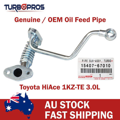 Genuine Turbo Charger Oil Feed & Return Pipe for Toyota Hiace 1KZ-TE 3.0L