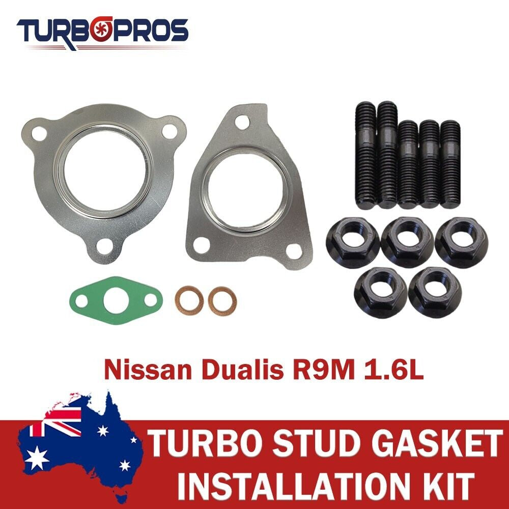 Turbo Charger Installation Stud & Gasket Kit for Nissan Dualis R9M 1.6L