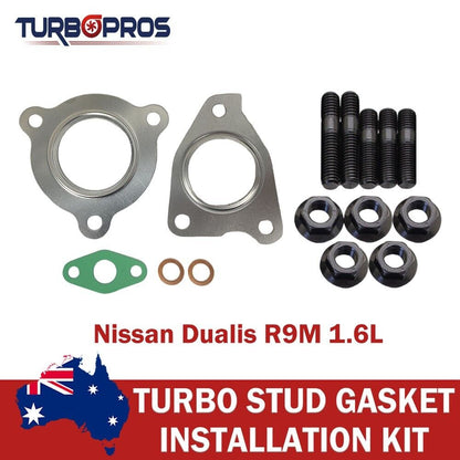 Turbo Charger Installation Stud & Gasket Kit for Nissan Dualis R9M 1.6L